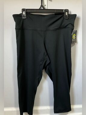 NEW-Capri pants "Champion" for women - comfortable, size XL (black